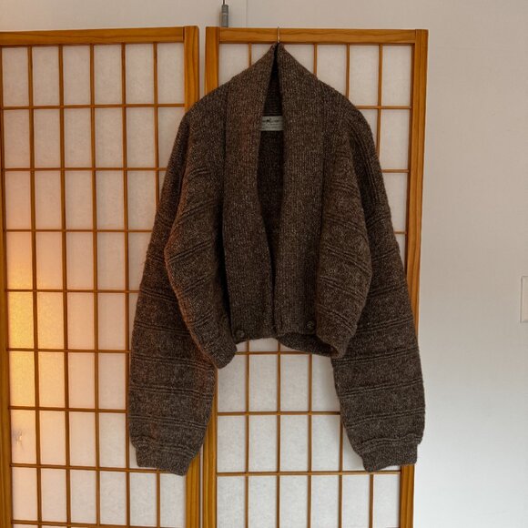 100% Alpaca Cropped Bolero/Cardigan (Peruvian Connection) Size Med - Picture 8 of 8